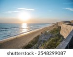 Scenic view of sunset at Logans Beach, Warrnambool, Victoria, Australia