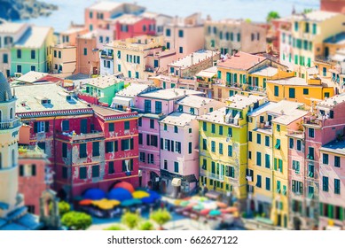 Scenic view of Vernazza in Cinque Terre, Liguria, Italy