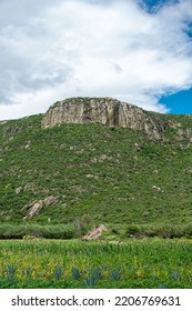 Scenic View Of The Yagul Natural Monument Of Oaxaca, Mexico