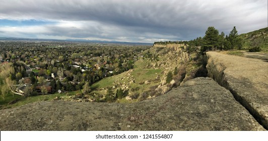 Scenic views from the Rims in Billings, Montana, July 2018