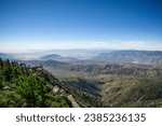 Scenic views of Santa Rosa mountains near Toro Peak in Southern California.