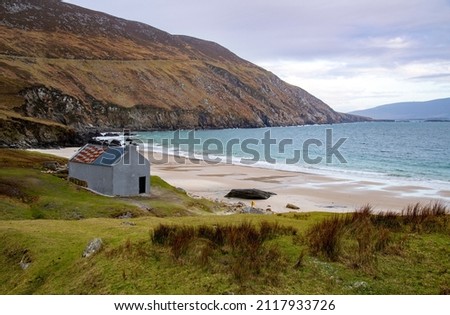 Scenic views of Westport, Ireland and Achill Island on a winters day.