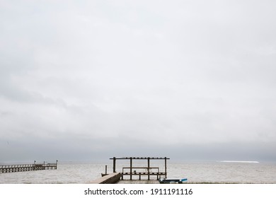 Scenic Waterfront View In Corpus  Christi TX. 