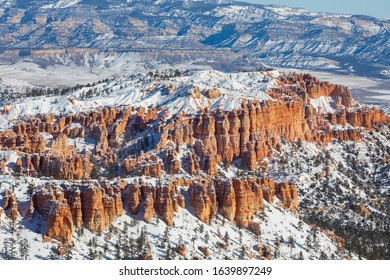 Scenic Winter Landscape in Bryce Canyon National Park Utah - Shutterstock ID 1639897249