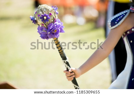 scepter in hand drum major