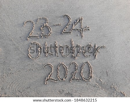 Scetching something on the beach