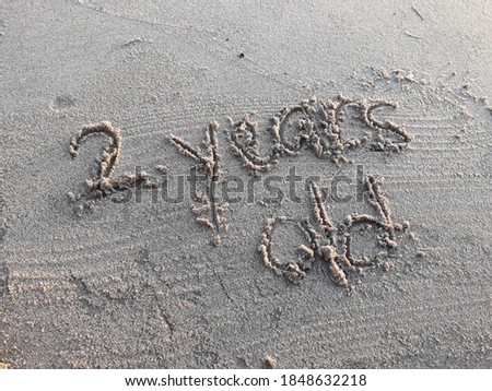 Scetching something on the beach