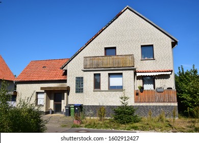 Schaumburg, Germany - September 25, 2016: Ugly Renovated Old House