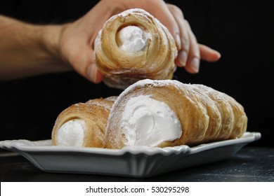 Schaumrollen - Austrian cream pastry