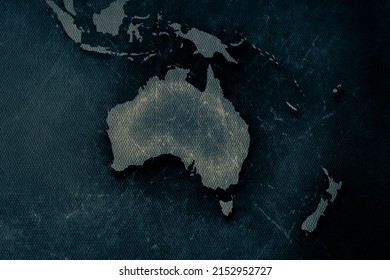 Schematic map of the world