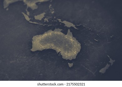 Schematic map of the world