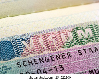 Schengen visa - Shutterstock ID 254522200
