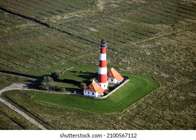 Schleswig Holstein, North Sea, Wadden Sea National Park, Westerhever Sand Lighthouse