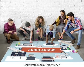 Scholarship Aid College Education Loan Money Concept