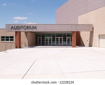 School Auditorium Entrance