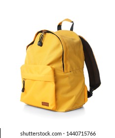 School backpack on white background - Shutterstock ID 1440715766