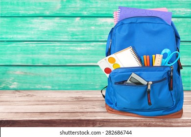 School, bag, backpack. - Shutterstock ID 282686744