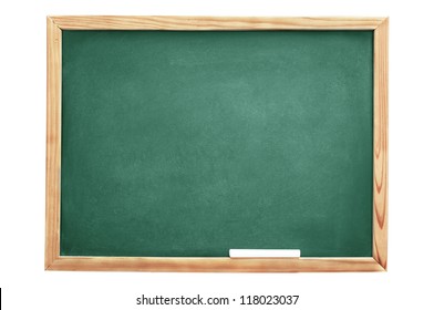 School Blackboard Isolated On White Background