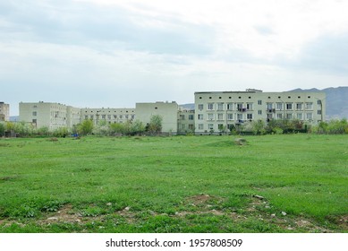School building in a poor district in Rustavi.
