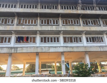 School Building Under Construction