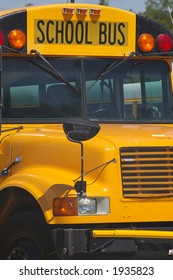 School bus from the front