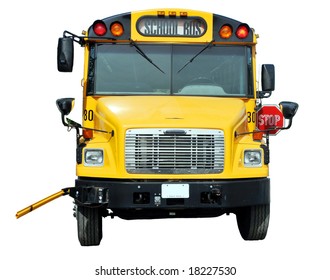 School Bus Front View