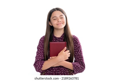 School child with book. Learning and education. - Shutterstock ID 2189263781