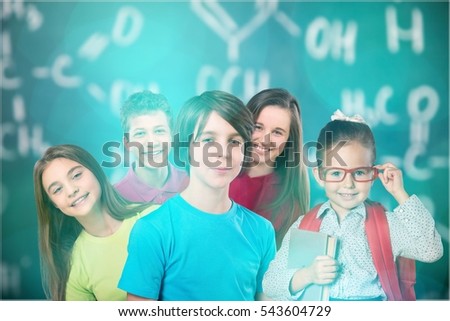 School childs group.