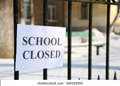 School Closed Due To Heavy Snowfall