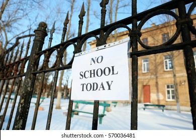 School Closed Due To Heavy Snowfall