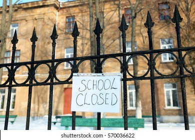 School Closed Due To Heavy Snowfall