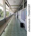 A school corridor