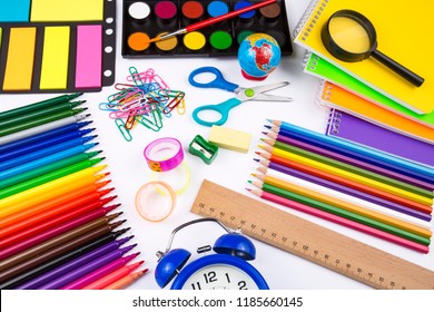 School Equipment Stationery Stock Photo (Edit Now) 1185660145