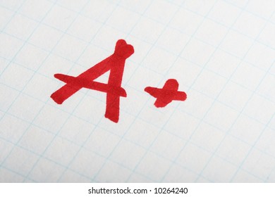 School Exam Grade Mark On Paper Stock Photo 10264240 | Shutterstock