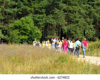 School Field Trip. Children/teens Excursion