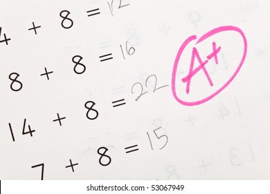 de ober Nuttig hypotheek School test results Images, Stock Photos & Vectors | Shutterstock