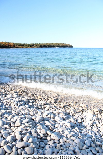 School House Beach Door County Stock Photo Edit Now 1166564761