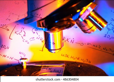 School microscope.