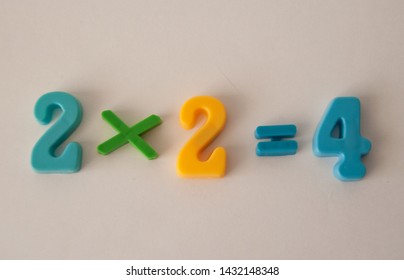 school numbers two multiply two is four