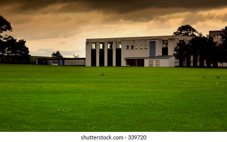 School and playing field