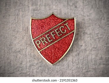 School Prefect
Vintage Enamel Pin  Badge 1960s 