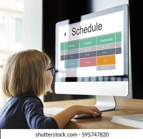 School Schedule Time Table Class Graphic