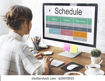 School Schedule Time Table Class Graphic