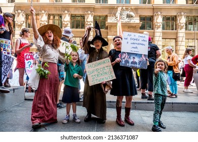 School Students Protest For Climate Action At School Strike For Climate In Sydney, NSW, Australia On 30 November 2018