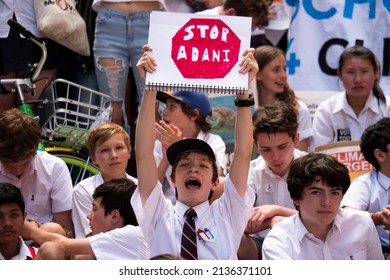 School Students Protest For Climate Action At School Strike For Climate In Sydney, NSW, Australia On 30 November 2018