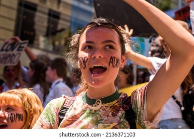 School Students Protest For Climate Action At School Strike For Climate In Sydney, NSW, Australia On 30 November 2018