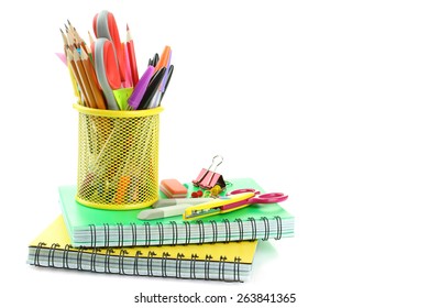 School Supplies Isolated Stock Photo 263841365 | Shutterstock