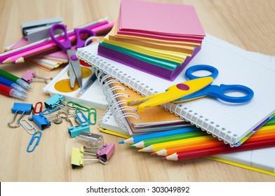 School Supplies On The Table