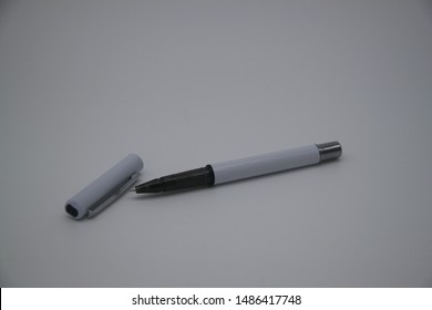school supplies, white pen with black tip for back to school