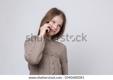 Similar – have a chat Child Girl